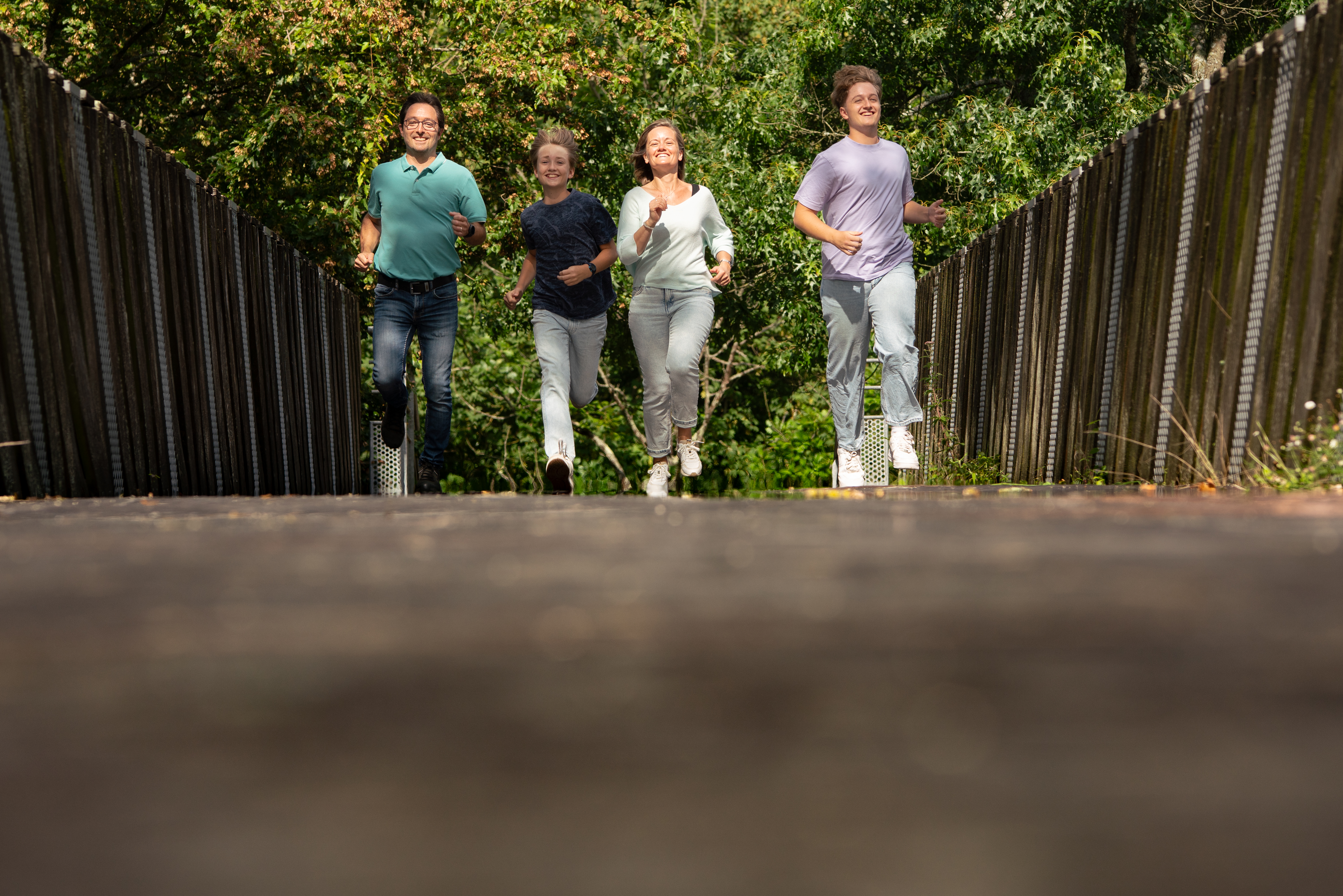 Photographe portrait famille Manche — séance extérieur île Mosselman